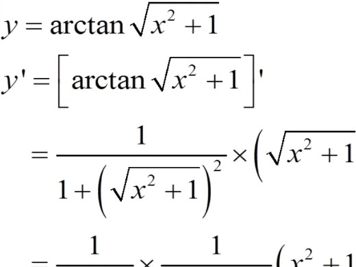 arctanx的导数是什么 arctanx的导数是什么函数第1步